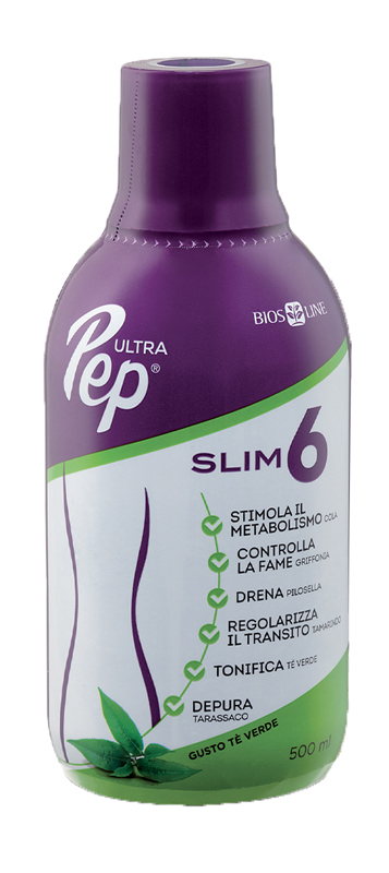 ULTRA PEP SLIM 6 TE' VERDE 500 ML BIOSLINE - Farmacia Nuova Dr.ssa Gabriella Catellani