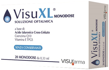 SOLUZIONE OFTALMICA VISUXL 20 CONTENITORI MONODOSE 0,33 ML - Farmacia Nuova Dr.ssa Gabriella Catellani