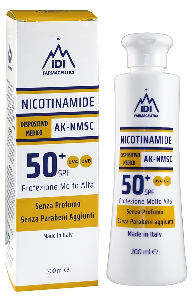 NICOTINAMIDE AK-NMSC 50+SPF PROTEZIONE MOLTO ALTA 200 ML - Farmacia Nuova Dr.ssa Gabriella Catellani