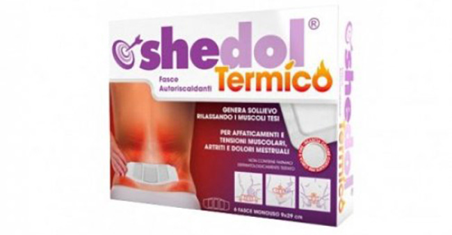 FASCIA AUTORISCALDANTE SHEDOL TERMICO 6 PEZZI - Farmacia Nuova Dr.ssa Gabriella Catellani