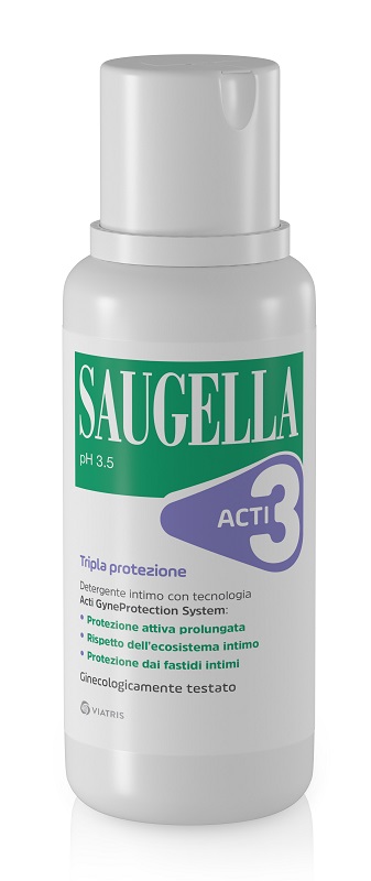 SAUGELLA ACTI3 DETERGENTE INTIMO 250 ML - Farmacia Nuova Dr.ssa Gabriella Catellani