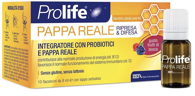 PROLIFE PAPPA REALE 10 FLACONI DA 8 ML - Farmacia Nuova Dr.ssa Gabriella Catellani