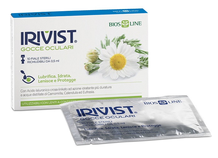 IRIVIST GOCCE MONODOSE 10 FIALE 0,5 ML ACIDO IALURONICO CROOS - Farmacia Nuova Dr.ssa Gabriella Catellani