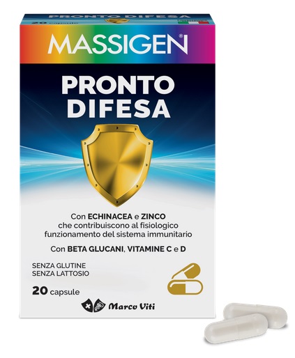 MASSIGEN PRONTO DIFESA 20 CAPSULE - Farmacia Nuova Dr.ssa Gabriella Catellani