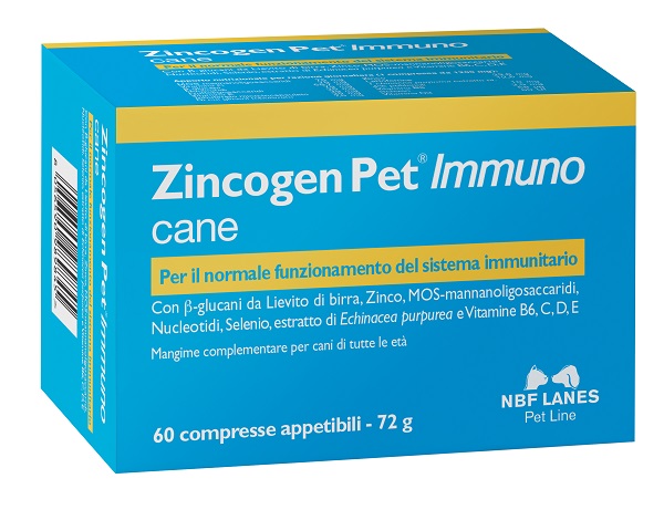 ZINCOGEN PET IMMUNO 60 COMPRESSE - Farmacia Nuova Dr.ssa Gabriella Catellani