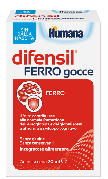 DIFENSIL FERRO GOCCE 20 ML - Farmacia Nuova Dr.ssa Gabriella Catellani