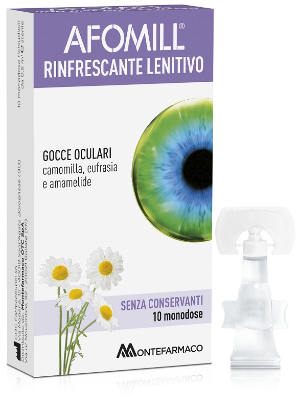 AFOMILL RINFRESCANTE SENZA CONSERVANTI 10 FIALE DA 0,5 ML - Farmacia Nuova Dr.ssa Gabriella Catellani