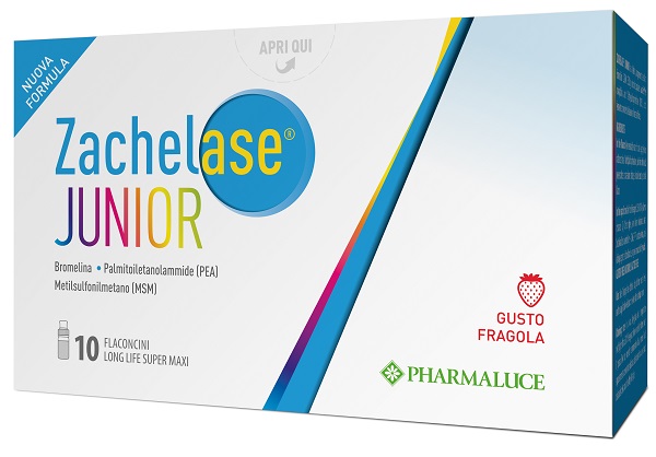 ZACHELASE JUNIOR 10 FLACONCINI DA 10 ML NUOVA FORMULA - Farmacia Nuova Dr.ssa Gabriella Catellani