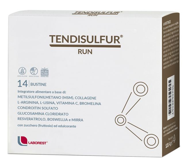TENDISULFUR RUN 14 BUSTINE - Farmacia Nuova Dr.ssa Gabriella Catellani