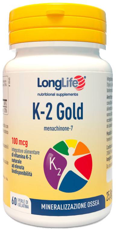 LONGLIFE K-2 GOLD 60 PERLE - Farmacia Nuova Dr.ssa Gabriella Catellani