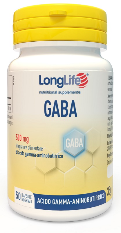 LONGLIFE GABA 500MG 50 CAPSULE - Farmacia Nuova Dr.ssa Gabriella Catellani