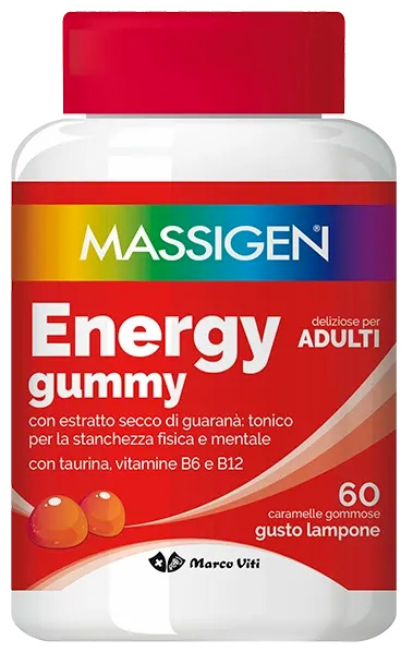 MASSIGEN ENERGY GUMMY 60 CARAMELLE - Farmacia Nuova Dr.ssa Gabriella Catellani