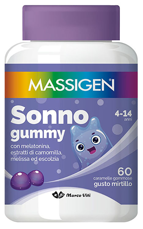 MASSIGEN SONNO GUMMY 60 CARAMELLE - Farmacia Nuova Dr.ssa Gabriella Catellani