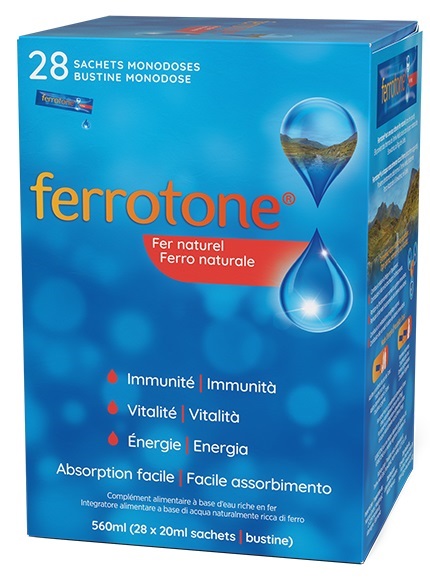 FERROTONE 28 BUSTINE - Farmacia Nuova Dr.ssa Gabriella Catellani