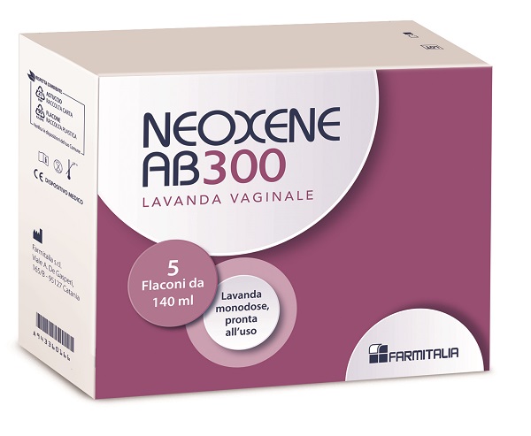 NEOXENE AB 300 LAVANDA VAGINALE 5 FLACONI DA 140 ML - Farmacia Nuova Dr.ssa Gabriella Catellani