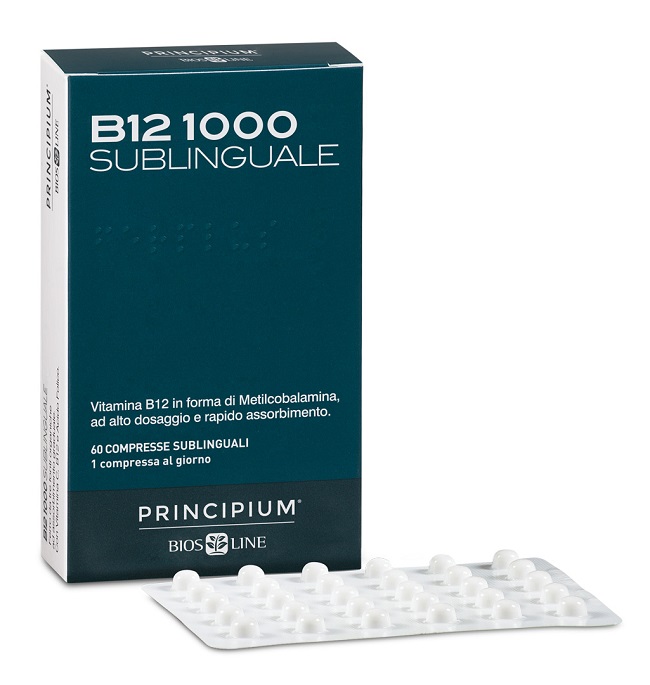 PRINCIPIUM B12 1000 60 COMPRESSE SUBLINGUALI - Farmacia Nuova Dr.ssa Gabriella Catellani