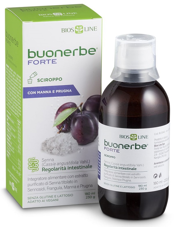 BUONERBE FORTE SCIROPPO 180 ML - Farmacia Nuova Dr.ssa Gabriella Catellani