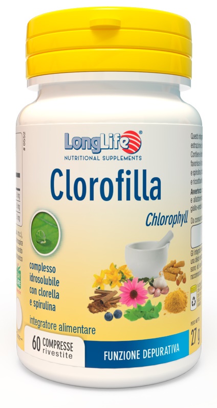 LONGLIFE CLOROFILLA 60 COMPRESSE RIVESTITE - Farmacia Nuova Dr.ssa Gabriella Catellani