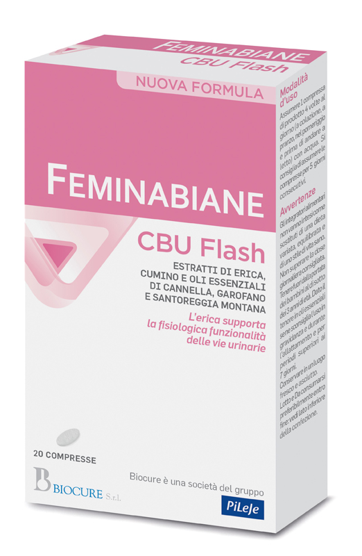 FEMINABIANE CBU FLASH 20 COMPRESSE NUOVA FORMULA - Farmacia Nuova Dr.ssa Gabriella Catellani