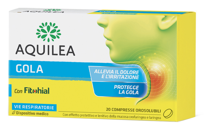 AQUILEA GOLA 20 COMPRESSE OROSOLUBILI - Farmacia Nuova Dr.ssa Gabriella Catellani