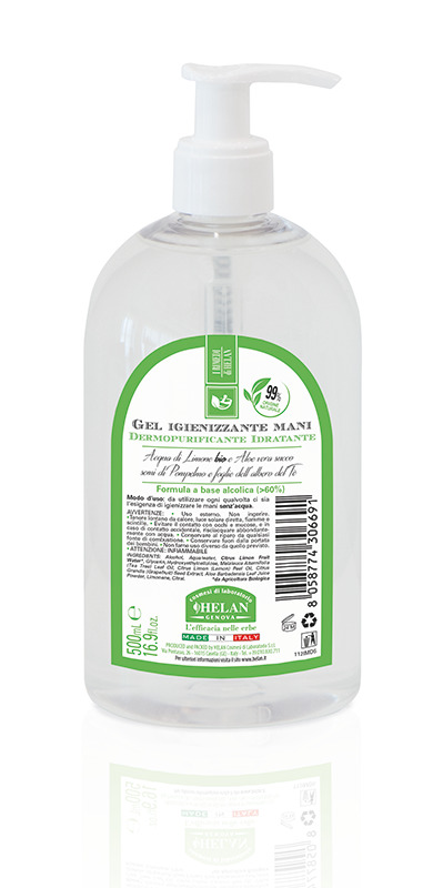 I RIMEDI DI HELAN GEL IGIENIZZANTE MANI DISPENSER 500 ML - Farmacia Nuova Dr.ssa Gabriella Catellani