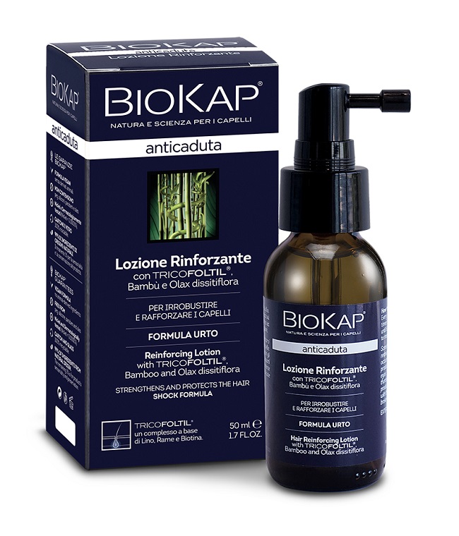 BIOKAP LOZIONE RINFORZANTE ANTICADUTA CON TRICOFOLTIL NUOVA FORMULA 50 ML - Farmacia Nuova Dr.ssa Gabriella Catellani