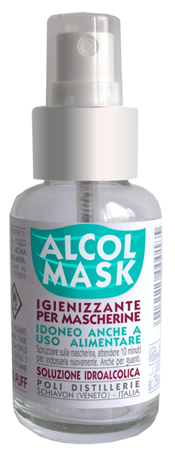 ALCOL MASK 50 ML IGIENIZZANTE MASCHERINE - Farmacia Nuova Dr.ssa Gabriella Catellani