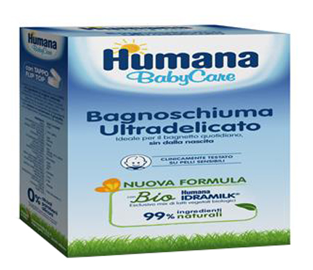HUMANA BABY CARE BAGNOSCHIUMA 200 ML - Farmacia Nuova Dr.ssa Gabriella Catellani