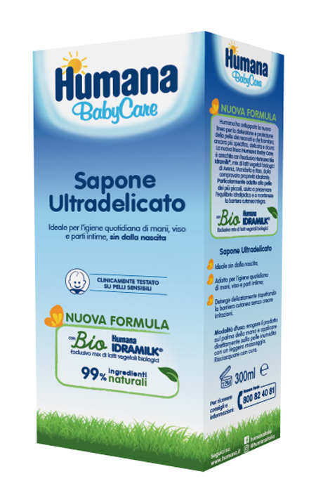 HUMANA BABY CARE SAPONE LIQUIDO 300 ML - Farmacia Nuova Dr.ssa Gabriella Catellani