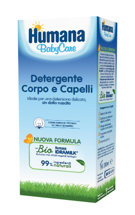HUMANA BABY CARE DETERGENTE CORPO&CAPELLI 300 ML - Farmacia Nuova Dr.ssa Gabriella Catellani