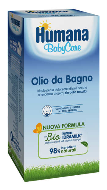 HUMANA BABY CARE OLIO DA BAGNO 200 ML - Farmacia Nuova Dr.ssa Gabriella Catellani