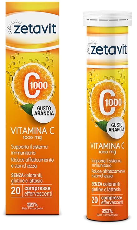 ZETAVIT C1000 20 COMPRESSE EFFERVESCENTI - Farmacia Nuova Dr.ssa Gabriella Catellani