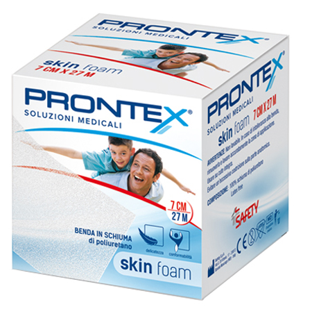 BENDA IN SCHIUMA PRONTEX SKIN FOAM M 27 X 7 CM BIANCO - Farmacia Nuova Dr.ssa Gabriella Catellani