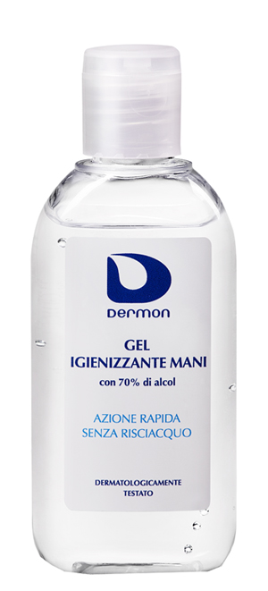 DERMON GEL IGIENIZZANTE MANI 100 ML 70% ALCOOL - Farmacia Nuova Dr.ssa Gabriella Catellani