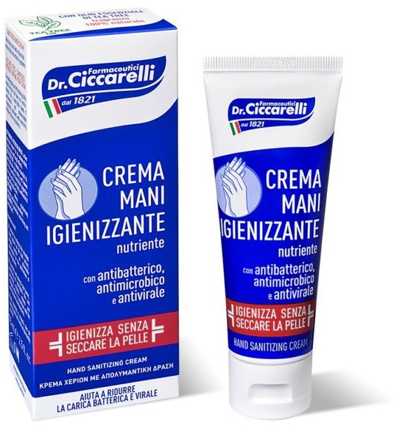 CICCARELLI CREMA MANI IGIENIZZANTE 75 ML - Farmacia Nuova Dr.ssa Gabriella Catellani