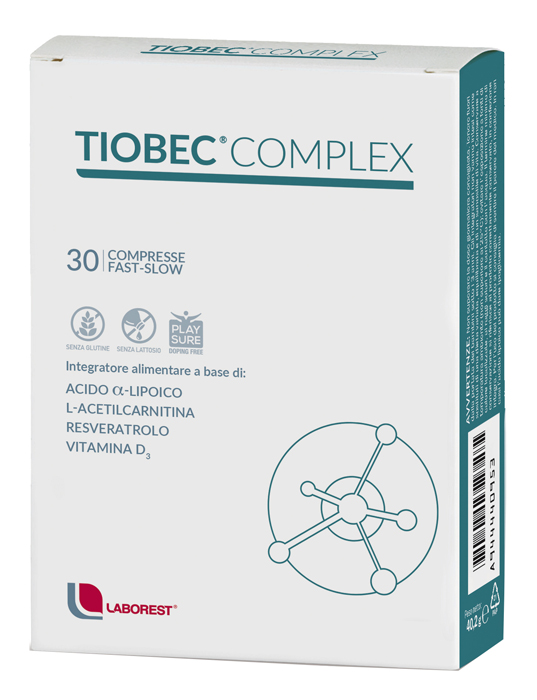 TIOBEC COMPLEX 30 COMPRESSE FAST SLOW - Farmacia Nuova Dr.ssa Gabriella Catellani