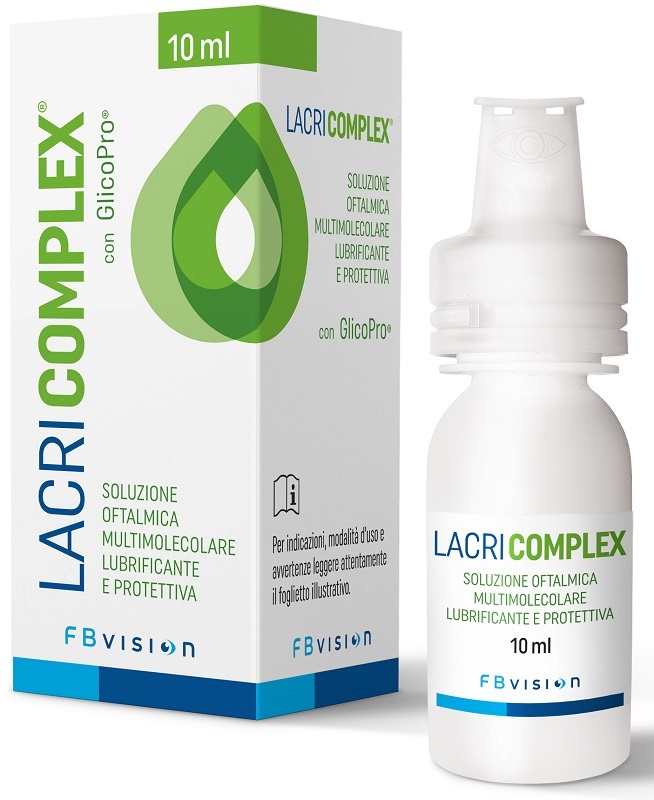 LACRICOMPLEX SOLUZIONE OFTALMICA MULTIMOLECOLARE LUBRIFICANTE PROTETTIVA 10 ML - Farmacia Nuova Dr.ssa Gabriella Catellani