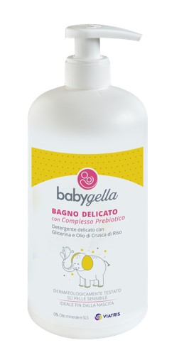BABYGELLA PREBIOTIC BAGNO DELICATO 250 ML - Farmacia Nuova Dr.ssa Gabriella Catellani