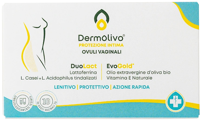 DERMOLIVO OVULI VAGINALI 10 PEZZI - Farmacia Nuova Dr.ssa Gabriella Catellani