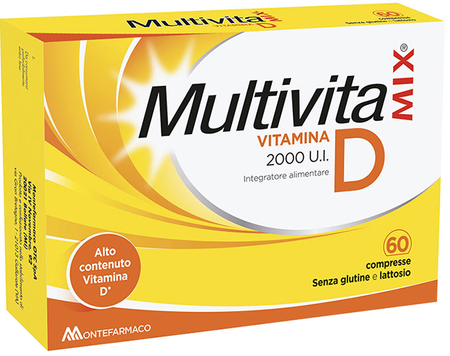 MULTIVITAMIX VITAMINA D 2000 UI 60 COMPRESSE - Farmacia Nuova Dr.ssa Gabriella Catellani