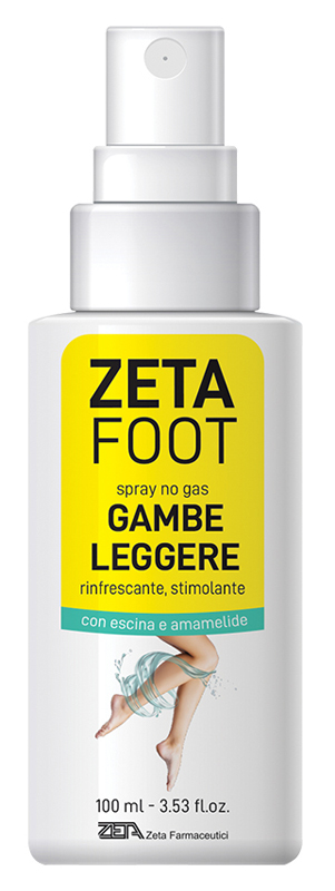 ZETAFOOT SPRAY NO GAS GAMBE LEGGERE 100 ML - Farmacia Nuova Dr.ssa Gabriella Catellani