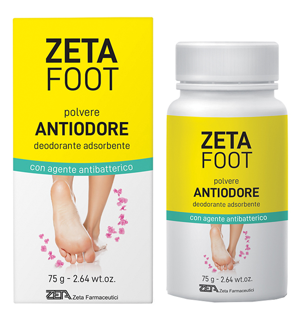 ZETAFOOT POLVERE ANTIODORE 75 G - Farmacia Nuova Dr.ssa Gabriella Catellani
