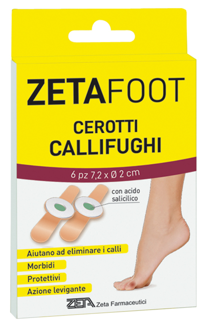 ZETAFOOT CEROTTO CALLIFUGO DISCHETTO CENTRALE 6 PEZZI - Farmacia Nuova Dr.ssa Gabriella Catellani