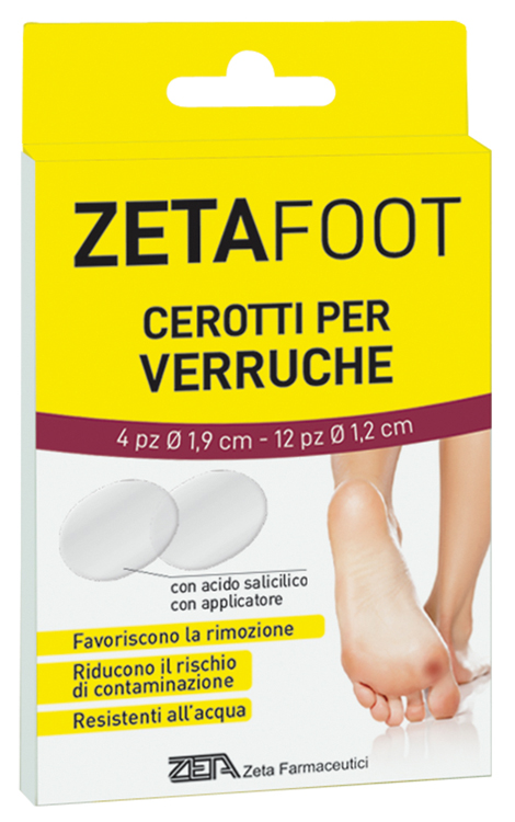 ZETAFOOT CEROTTO VERRUCHE ASSORTITO 16 PEZZI - Farmacia Nuova Dr.ssa Gabriella Catellani