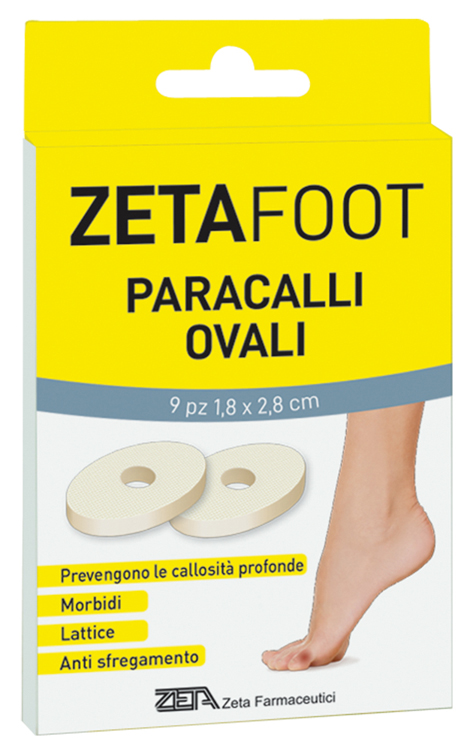 ZETAFOOT PARACALLO OVALE LATTICE 9 PEZZI - Farmacia Nuova Dr.ssa Gabriella Catellani