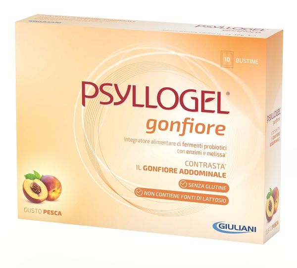 PSYLLOGEL GONFIORE PESCA 10 BUSTINE - Farmacia Nuova Dr.ssa Gabriella Catellani