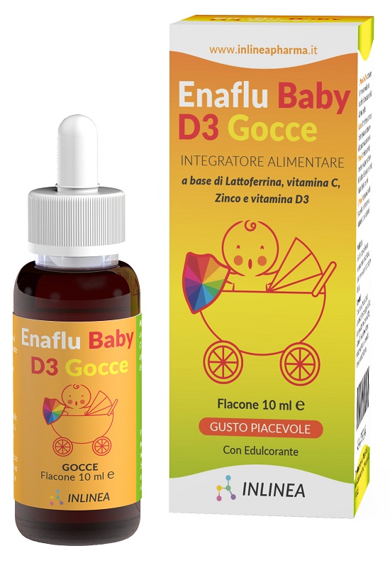 ENAFLU BABY D3 GOCCE 10 ML - Farmacia Nuova Dr.ssa Gabriella Catellani