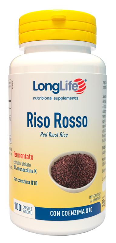 LONGLIFE RISO ROSSO 100 CAPSULE VEGETALI - Farmacia Nuova Dr.ssa Gabriella Catellani