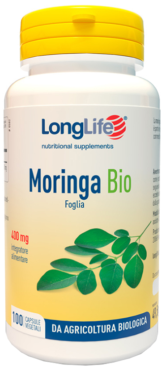 LONGLIFE MORINGA BIO 100 CAPSULE VEGETALI - Farmacia Nuova Dr.ssa Gabriella Catellani
