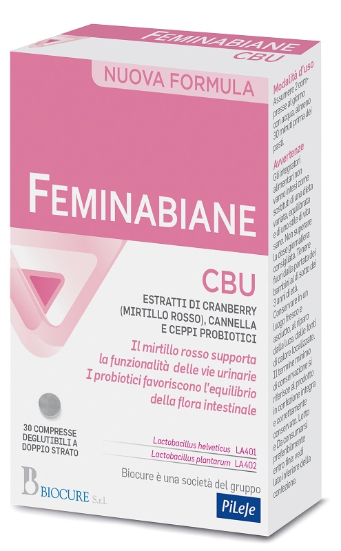 FEMINABIANE CBU 30 COMPRESSE - Farmacia Nuova Dr.ssa Gabriella Catellani